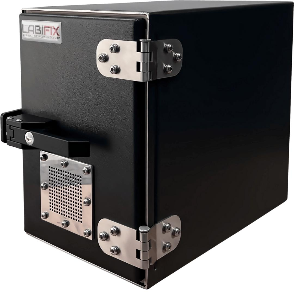 Box Schermato RF Portatile Front View - LabiFix